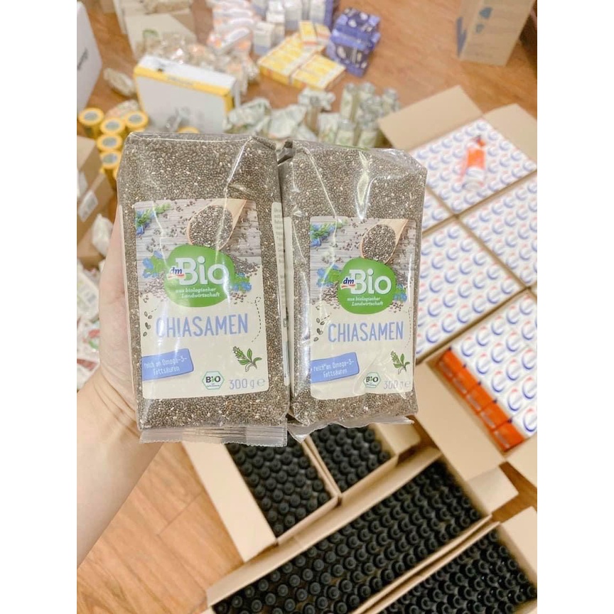Hạt chia ⚡ CAO CẤP ⚡ Hạt chia hữu cơ Dmbio/ Ener Bio 300g hàng nội địa Đức, sản xuất hoàn toàn từ tự nhiên, an toàn