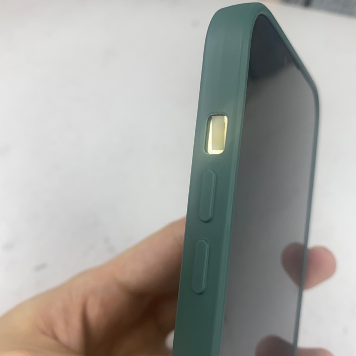 [iP7=&gt;13] Ốp Lưng Bo Góc Vuông Nhiều Màu, chất TPU mờ không bám vân tay - Mã TZAC260