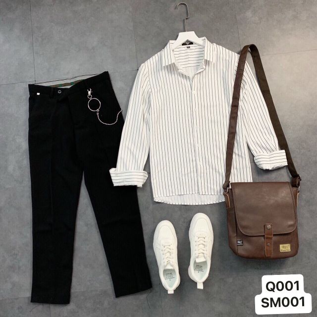 Sơ mi chất thô đẹp S699 | BigBuy360 - bigbuy360.vn