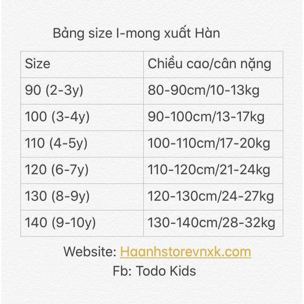 Bộ thu cotton lửng I MONG xuất Hàn cho bé