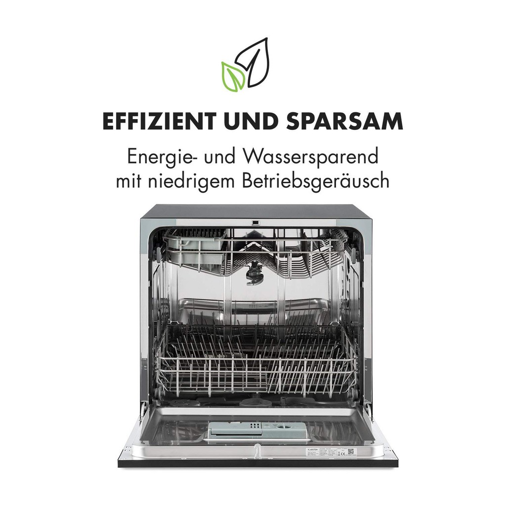 Máy rửa chén bát Klarstein Amazonia 8 bộ, nhập Đức