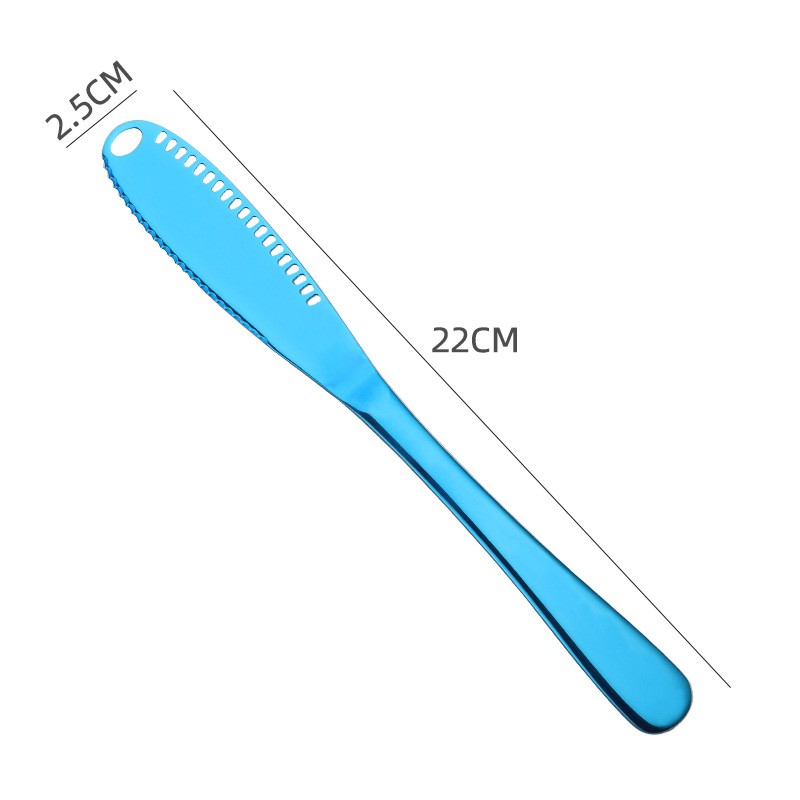 Dao phết bơ, mứt, pho mai, cắt bánh mì chuyên dụng bằng inox 304 chống gỉ mạ màu cực sang chảnh DPB01