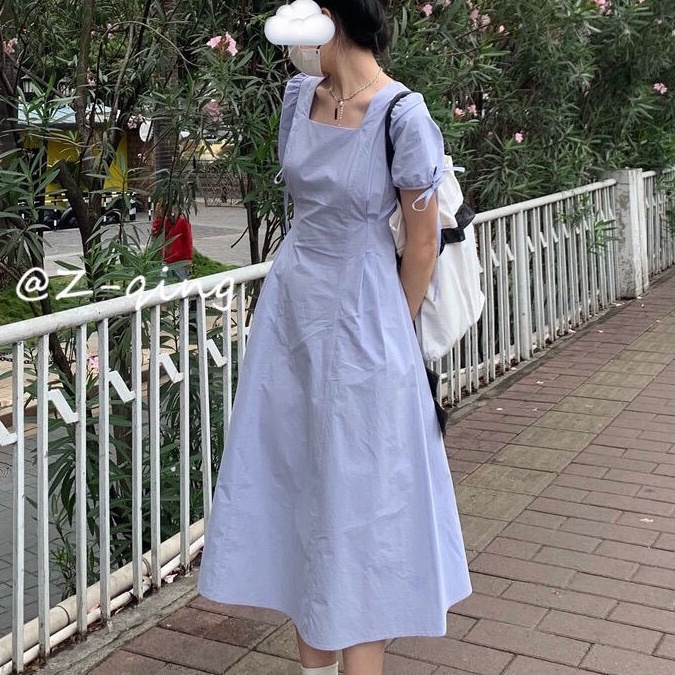 Đầm Dài Cổ Thuyền Dáng Ôm Phong Cách Pháp Thời Trang Cho Nữ đầm nữ JL-LYQ-12