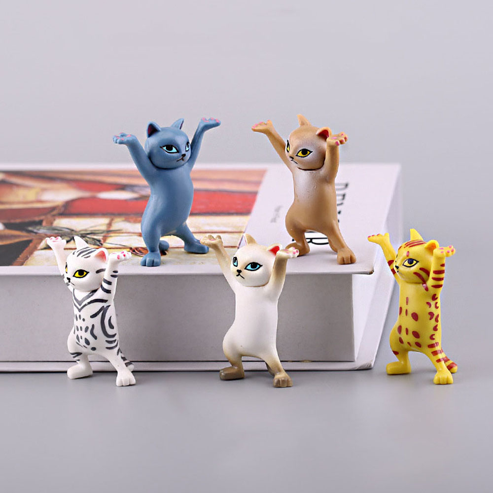 Bộ 5 Tượng Mèo Nhảy Múa Đáng Yêu