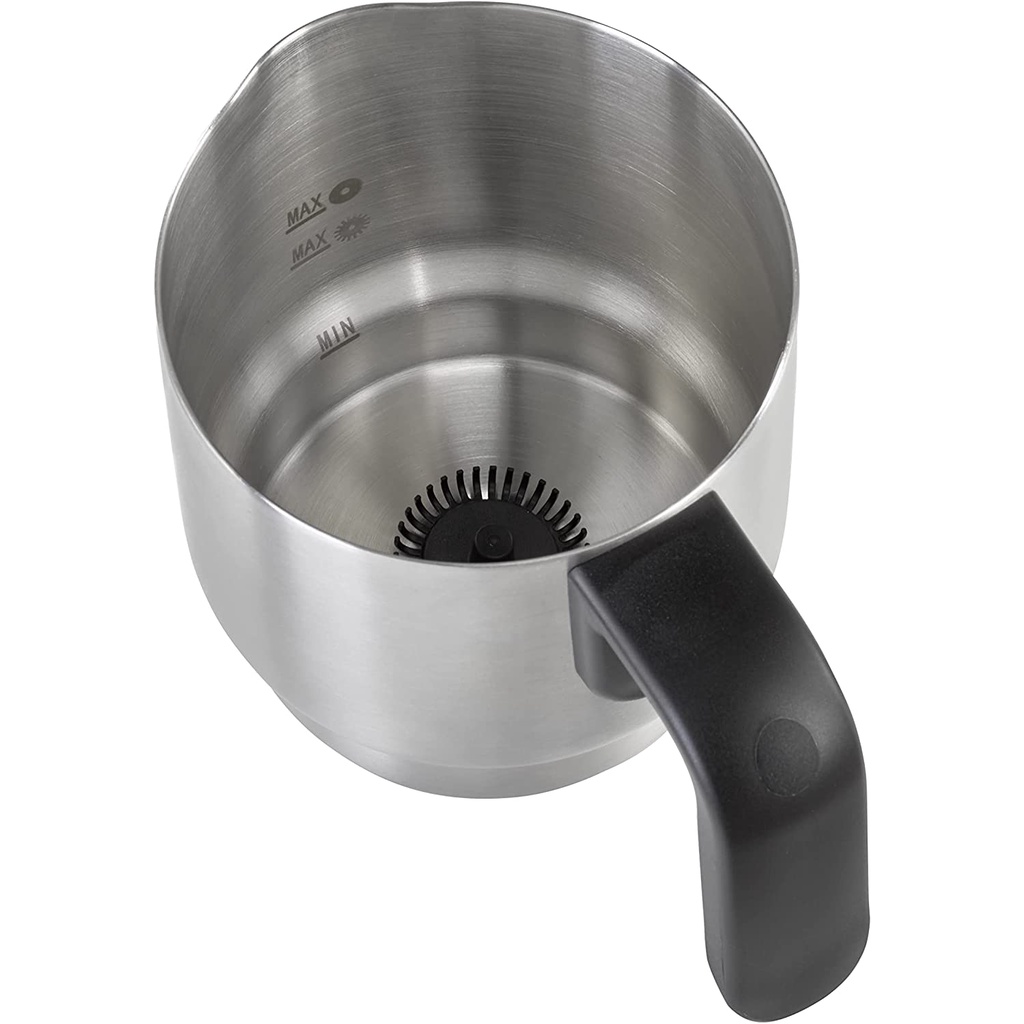 Máy tạo bọt sữa Caso 1666 Creme &amp; Choco Inox, máy đánh sữa tạo bọt nhập Đức chính hãng