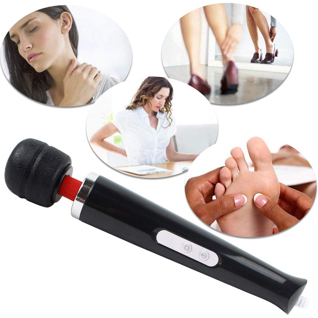 Máy Massage Cầm Tay Rung Mạnh Toàn Năng 30 Pulsation Patterns(3000-9000RPM) (Tặng Kèm 1 SP Ngẫu Nhiên) [B0042B0067B0076]