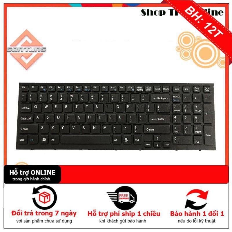 [BH12TH] ⚡ Bàn phím Sony Vaio VPC-EB VPCEB VPC EB Black