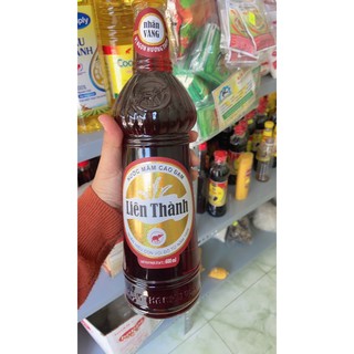 nước mắm liên thành nhãn vàng 600ml