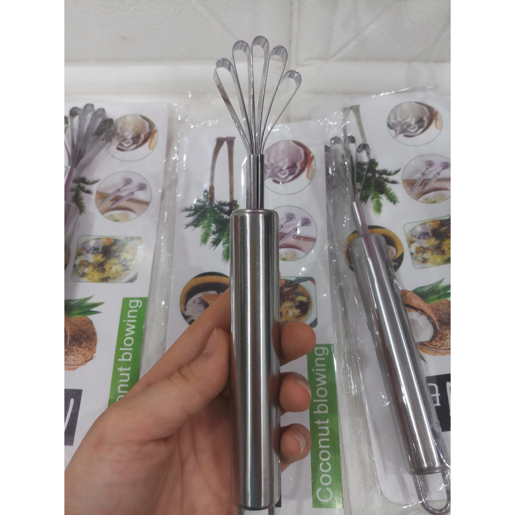 Dụng Cụ Nạo Dừa Sợi, Đánh Vảy Cá Inox Chống Ghỉ 2in1