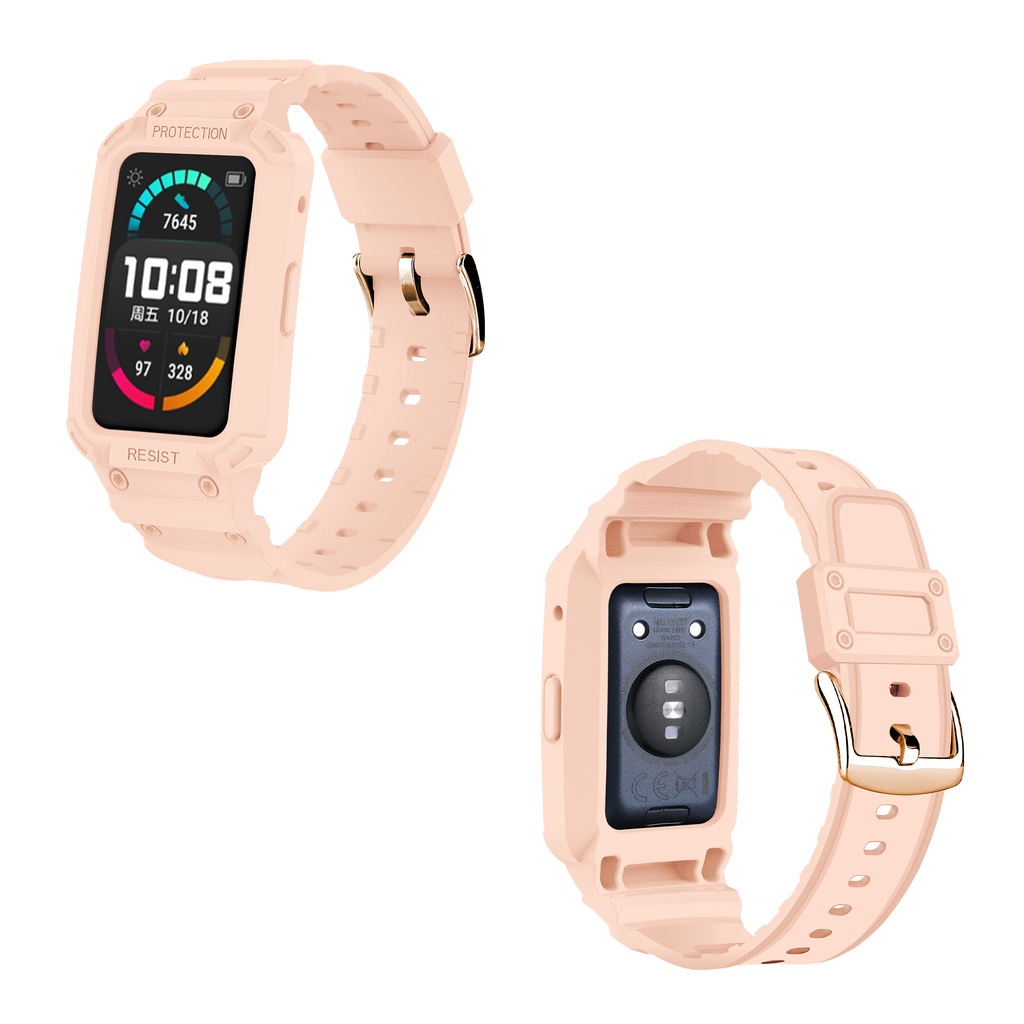 Dây Đeo Silicon Mềm Cho Đồng Hồ Thông Minh Huawei Band 7 6 Fit Honor ES