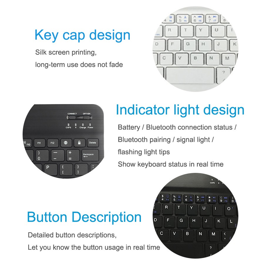 Bàn phím Bluetooth không dây chuyên dụng cho 2020 iPad Pro 12.9 Inch IOS /Android/ Windows