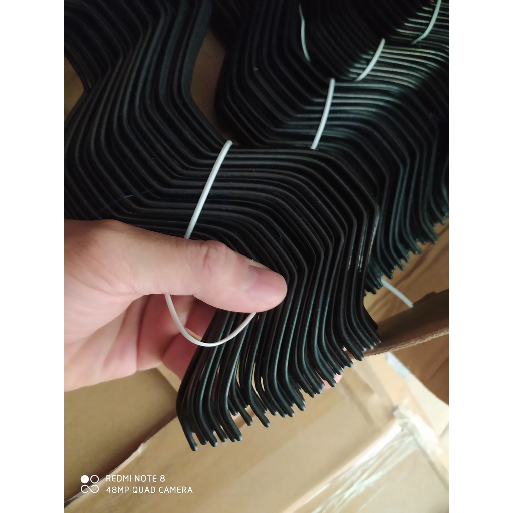 Combo thanh nẹp 2m và thanh ziczac 2m dùng cố định màng nhà kính và lưới