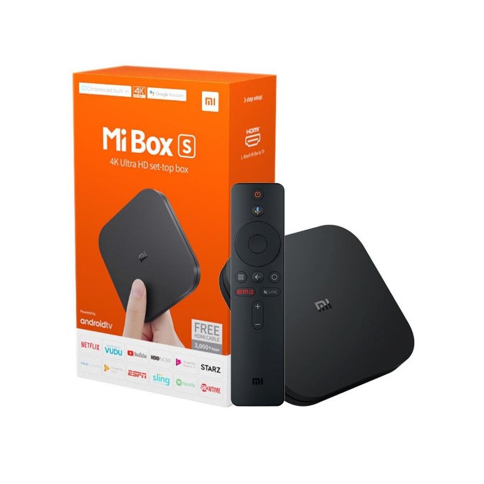 Hộp tivi Tivi Box Xiaomi Mibox S 4K (Android 8.1) Bản quốc tế