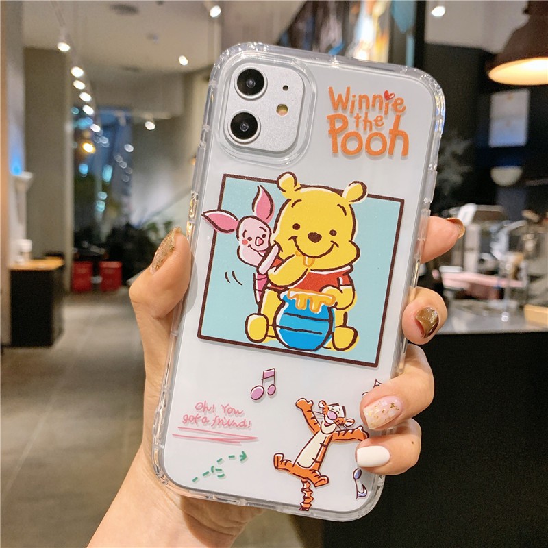Ốp Điện Thoại Chống Rơi In Hình Gấu Pooh / Winnie Cho Iphone12 11 Pro Max Xmax Se2 Xr | BigBuy360 - bigbuy360.vn