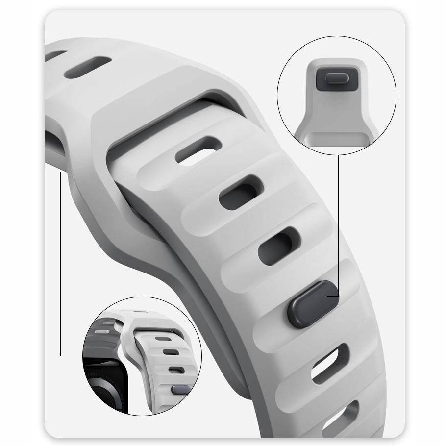Dây Đeo Thay Thế Bằng Silicone Cho iWatch 45mm 41mm 44mm 40mm iWatch Ultra 49mm Series 8 7 6 5 4 3 SE2