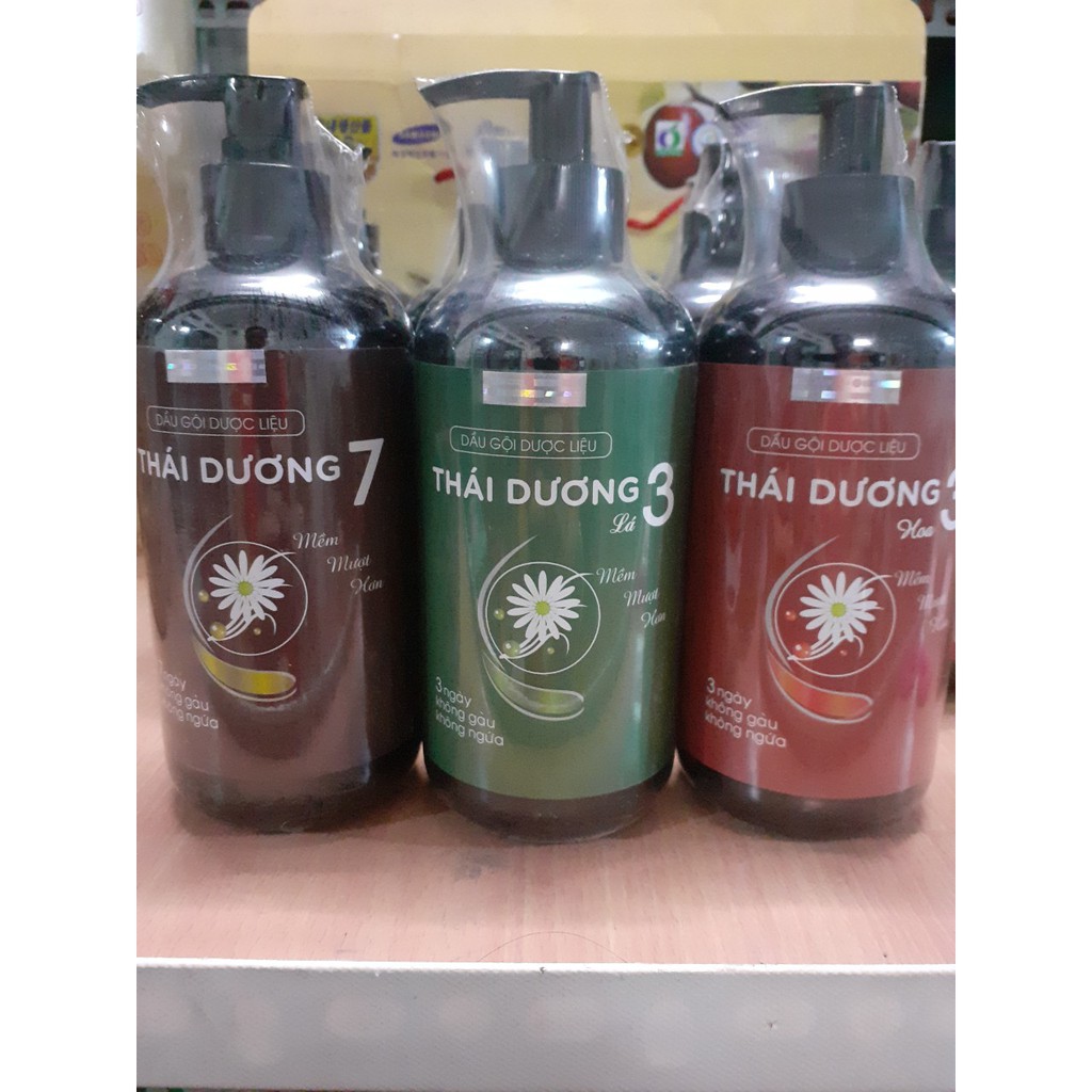 DẦU GỘI THÁI DƯƠNG 7 480ML chống rụng tóc, ngăn ngừa gàu, dưỡng tóc mềm mượt  bồng bềnh(100% CHÍNH HÃNG SAO THÁI DƯƠNG)