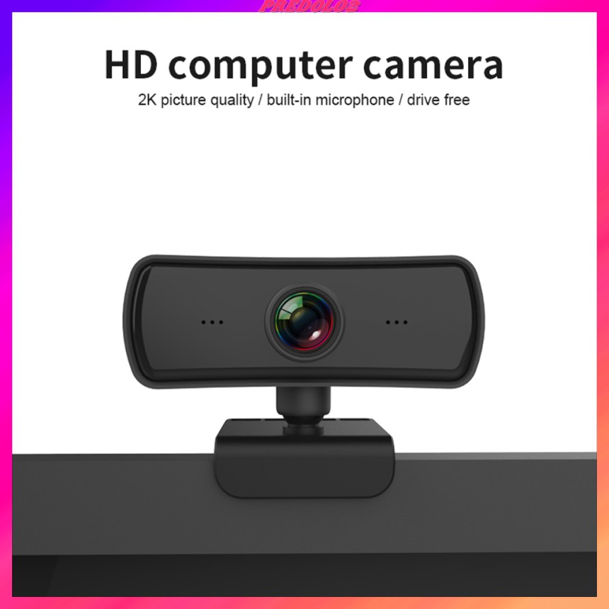 Webcam Kỹ Thuật Số 1440p Hd 4.0m Pixels Usb 2.0 Web Camera W / Mic
