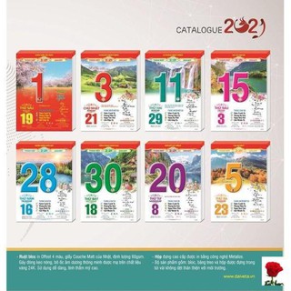 [Lịch tết 2021] Lịch BLOC 2021 Đại Việt Á Siêu Cực Đại Đặc Biệt 40 x 60 123