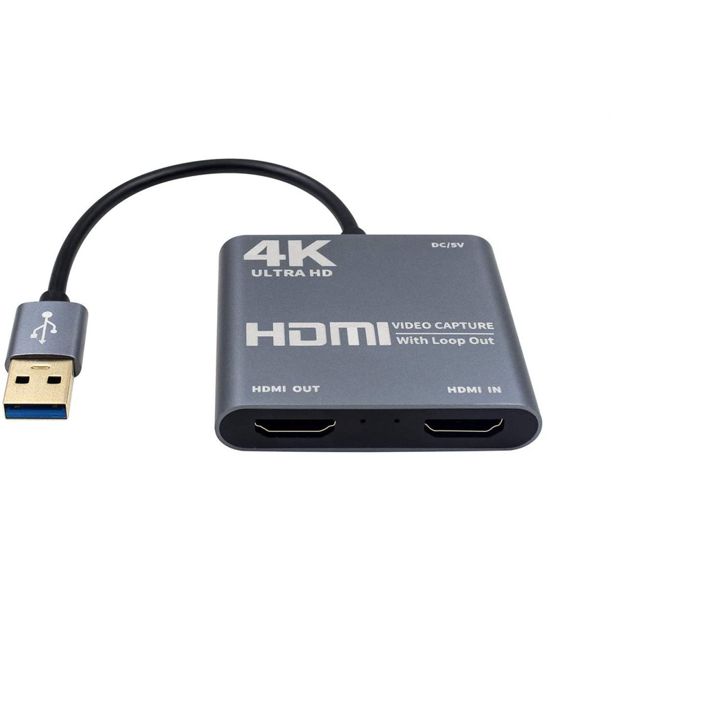 Capture Video card HDMI sang USB để live stream Cho Điện Thoại/máy ảnh/PS4/ XBOX/Máy Tính