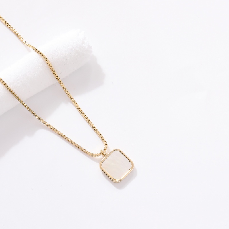 Dây chuyền SEAGLOCA hình vỏ sò sang trọng đơn giản phong cách Hàn Quốc