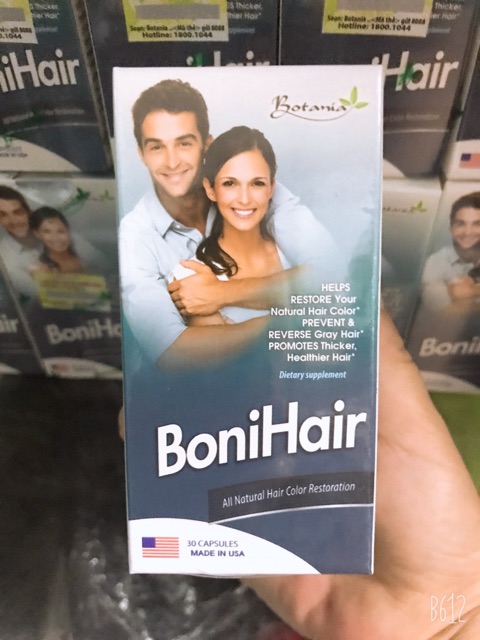 BoniHair-Hỗ Trợ Giảm  Bạc Tóc, Ngăn Rụng Tóc, Cho Tóc Dày Và Khoẻ Đẹp