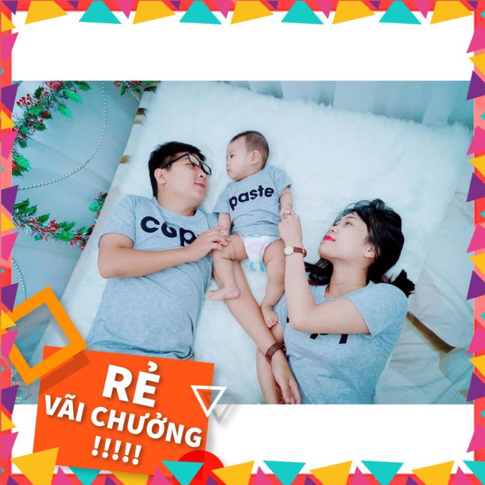 Áo cho ba và con Copy - Paste - Thời trang  Đồng phục Viet Family  💝 Hàng chuẩn thương hiệu trên Tem