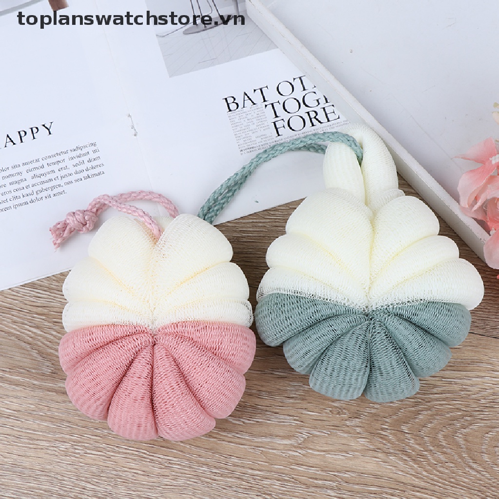 1 Bông Tắm Bằng Xơ Mướp PE Siêu Mềm Tẩy Tế Bào Chết