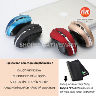 Chuột KHÔNG DÂY Cao Cấp QUEEN-5 Chất Từng Centimet