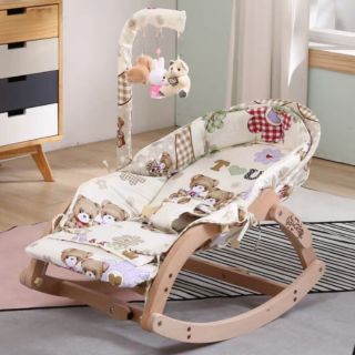 Ghế rung  gập đa năng Rocking Chair cho bé yêu