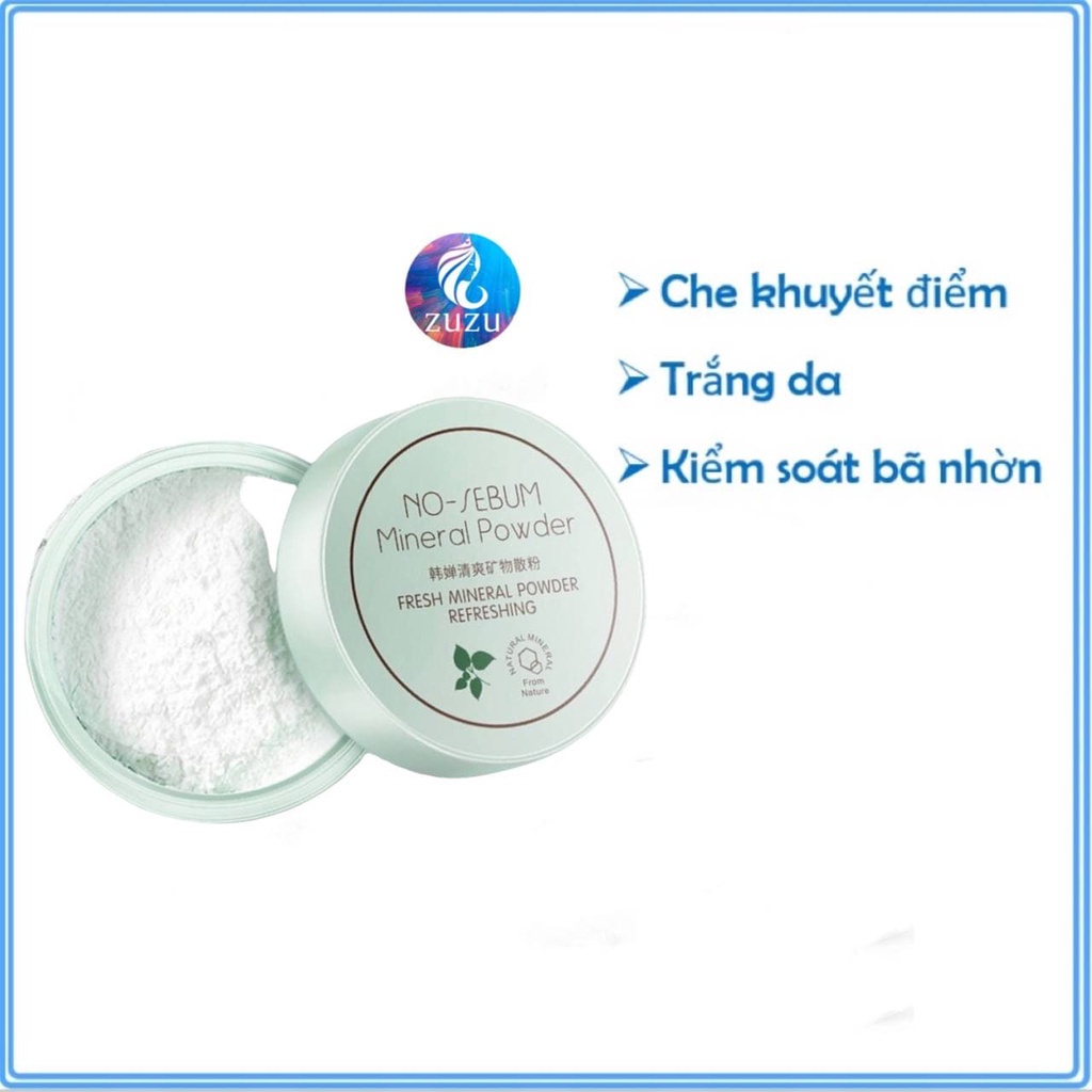 Phấn phủ kiềm dầu dạng bột No Sebum Mineral Powder Rorec LALA