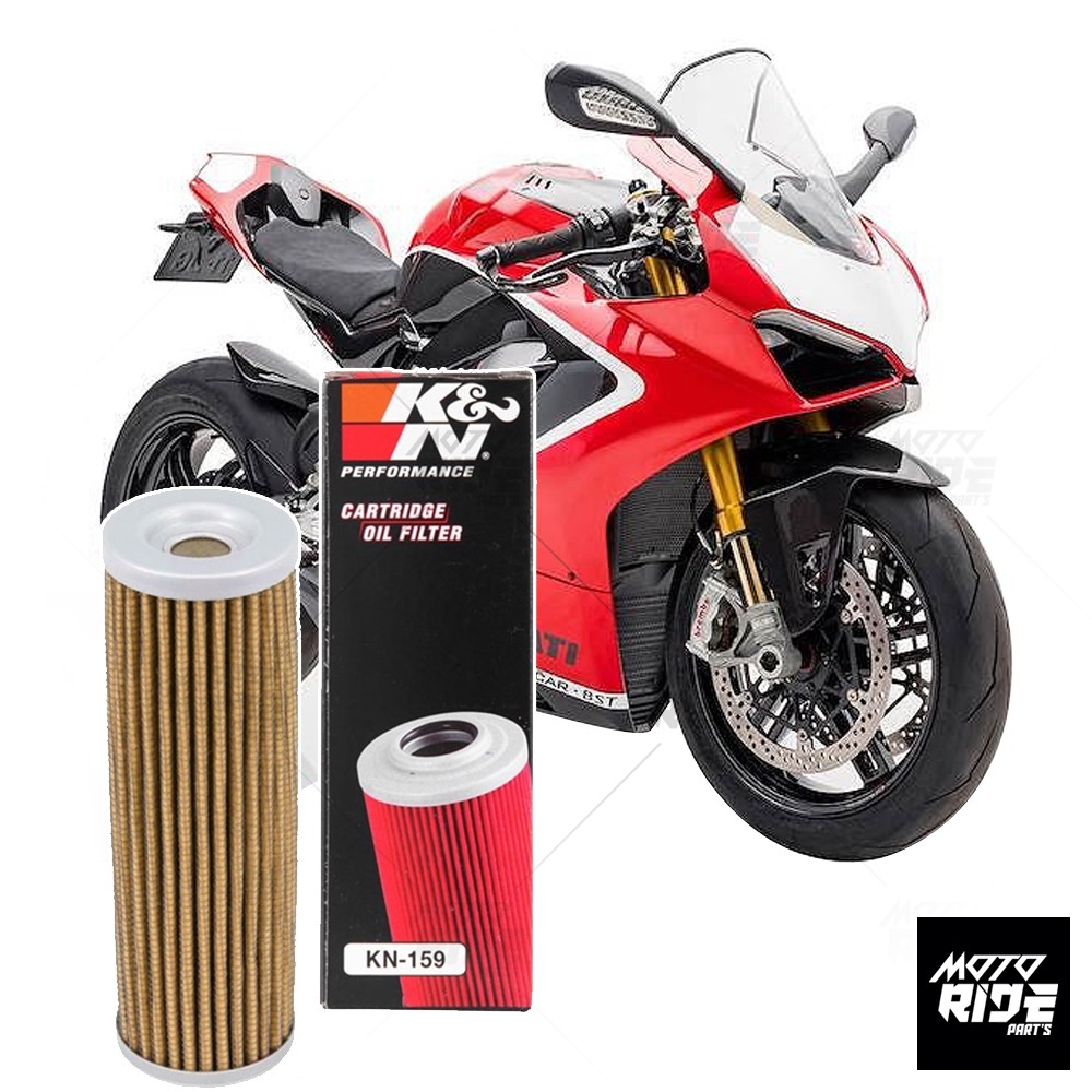 LỌC NHỚT K&amp;N KN-159 XE MOTO DUCATI PANIGALE , V4