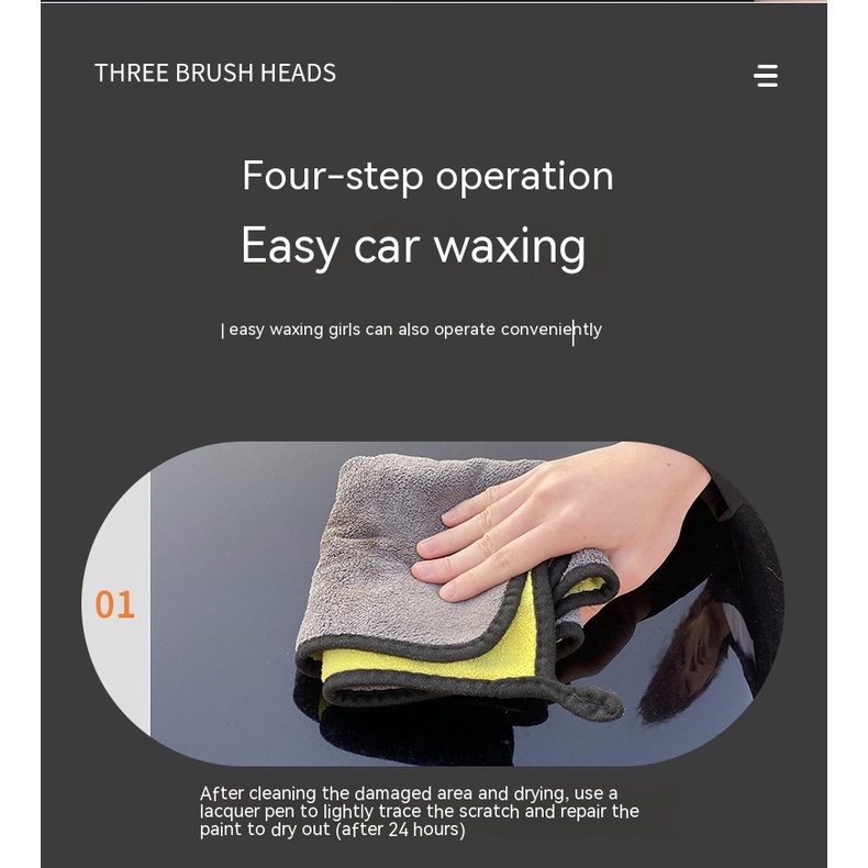 Máy Đánh Bóng Mini Không Dây Loại Bỏ Vết Trầy Xước Cho Xe Hơi