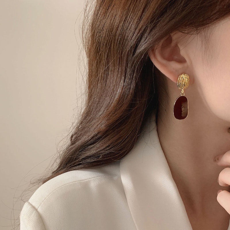 Khuyên Tai Đính Hạt Ngọc Trai Nhân Tạo Phong Cách vintage Thời Trang 2023