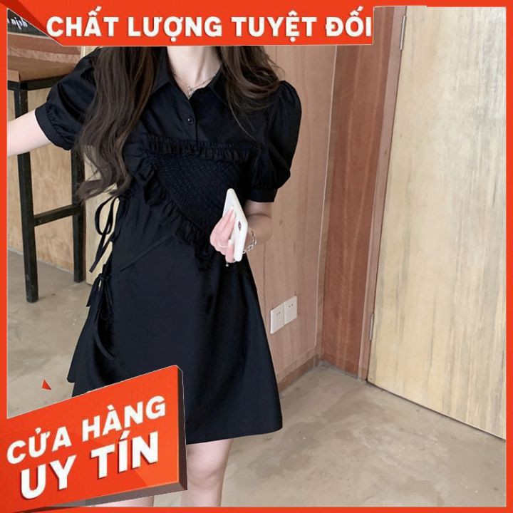 Đầm đen huyền bí cho các nàng thơ 2021 với thiết kế đầm ngắn trẻ trung