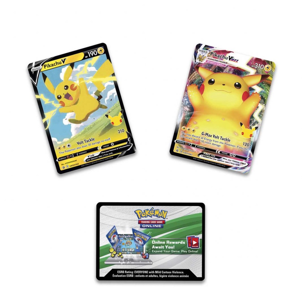 Hộp thẻ bài Pokemon TCG - Premium Figure Collection Pikachu Vmax - Celebrations