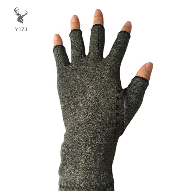 COD&amp; Fingerless Non-Slip Gloves Elastic Fabric Durable Breathable Absorption Soft Lightweight Protect Hand for Bike Travel &amp;VN