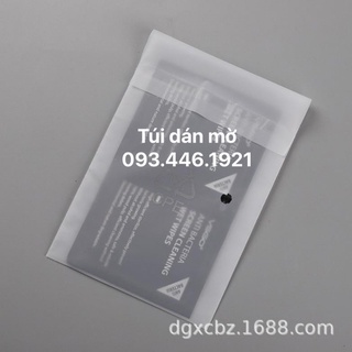 Túi dán mép OPP, túi dán mơ đựng quần áo size 25x35