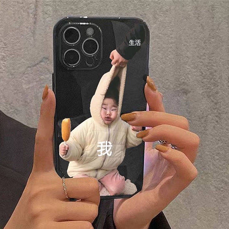 Ốp điện thoại viền thẳng thích hợp cho Apple 11 Iphone 6/7/8 Plus 12/13 Xsmax 8npt