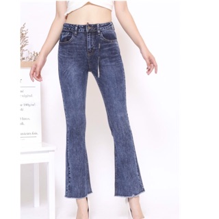 quần ống loe lưng cao 🎁Freeship🎁Giảm 20k khi nhập [QUANJ20k] jean ống loe vnxk