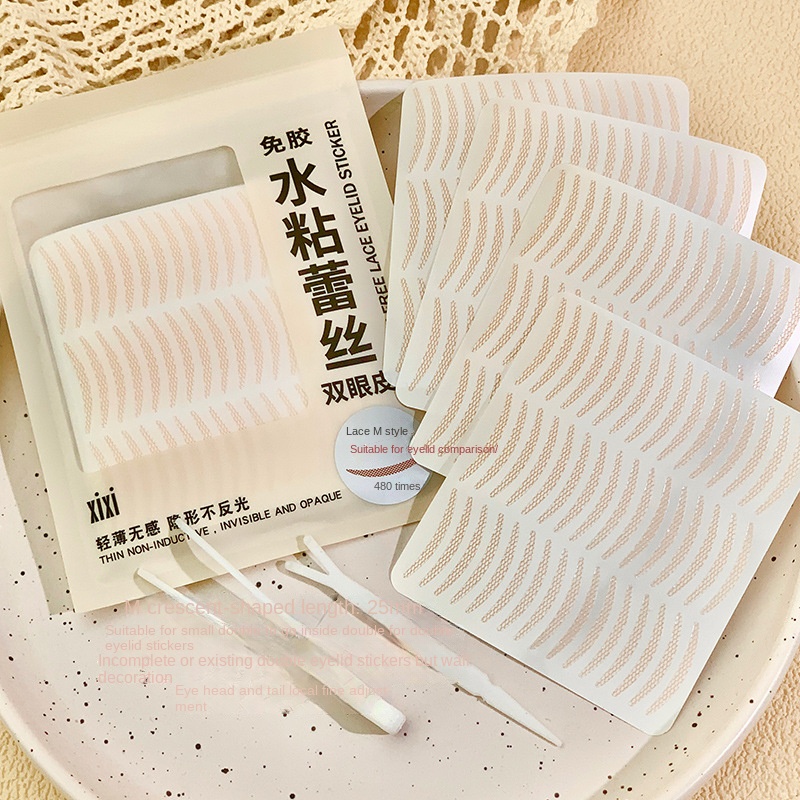 Miếng Dán Kích Mí Tự Dính Không Tạo Mắt Hai Mí Tự Nhiên Xixi