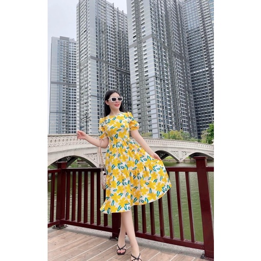 vải thô cotton mịn mát hoa hoạt hình to may váy,bộ cho mẹ và bé