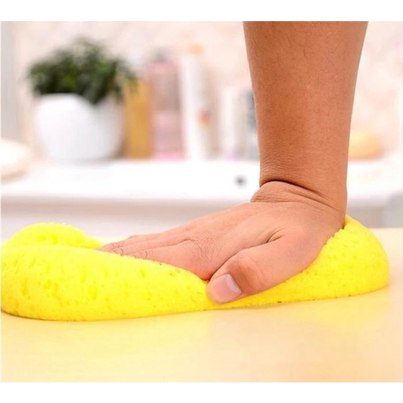 1 Bàn Chải Mút Xốp Nén Mật Độ Cao Dùng Đánh Bóng Xe Hơi