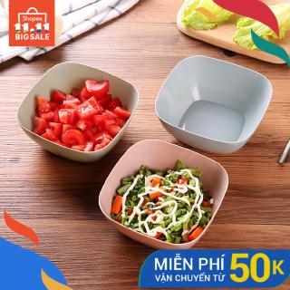 Bát đựng thức ăn bằng nhựa có 3 màu chọn lựa tiện dụng