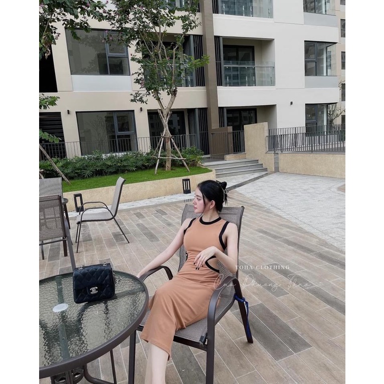 Đầm Body Viền Sát Nách Phom Dài Thun Borip Thích Hợp Mặc Đi Tiệc Đi Làm Đi Chơi | BigBuy360 - bigbuy360.vn