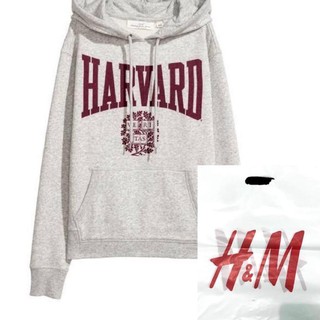 ! áo hoodie in mã-655 hm hnm harvard ngực
