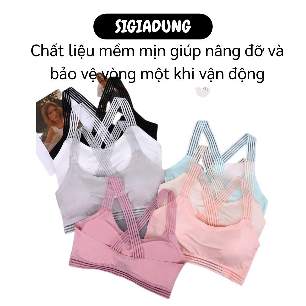 [SGD] Áp Bra Nữ - Bra Thể Thao Dây Chéo Tập Gym, Yoga Thấm Hút Nhanh, Co Giãn Tốt 8039