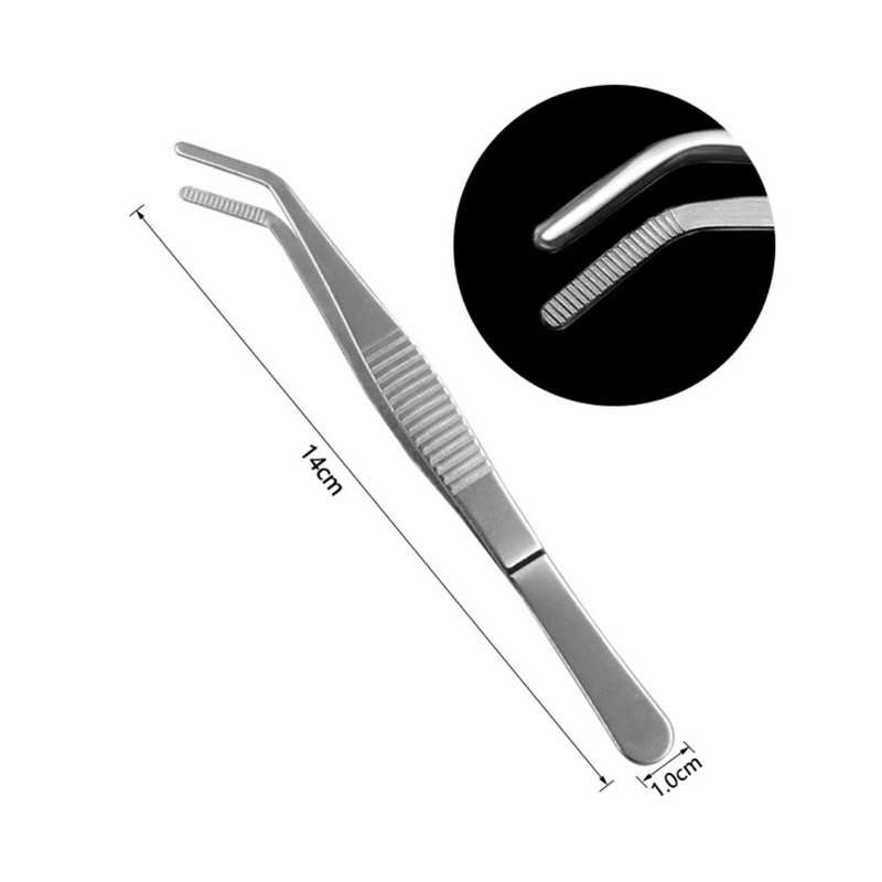 Nhíp gắp linh kiện bằng thép không gỉ 12,5cm - 14cm - 16cm - 18cm