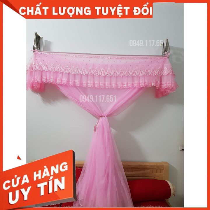 Khung Màn Xếp, Mùng Khung Xếp Gọn , Màn Khung Gấp Gọn Kích Thước Từ 1,6-  2m2 viền ngang