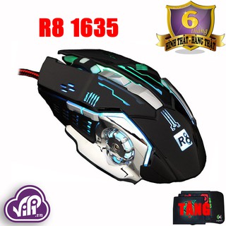 Chuột chuyên game r8 1635 tặng lót chuột
