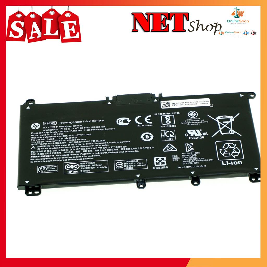 💖 Pin HP (Original) 41Wh Pavilion 240 245 250 255 G7 348 G5c HT03XL Battery